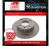 2x Brake Discs Pair Solid fits FORD ORION Mk2 1.6D Front 84 to 89 239.5mm Set