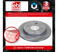 2x Brake Discs Pair Solid fits FORD PUMA ST160 Rear 1.4 1.7 97 to 02 253mm Set