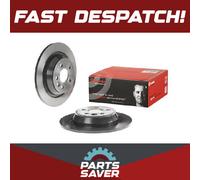 2x Brake Discs Pair Solid fits FORD S-MAX TDCi 1.8D Rear 06 to 14 302mm Set New