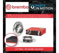 2x Brake Discs Pair Solid fits FORD TOURNEO CUSTOM V362 2.0D Rear 2015 on 288mm