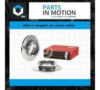 2x Brake Discs Pair Solid fits FORD TRANSIT CUSTOM V362 TDCi 2.2D Rear 2012 on