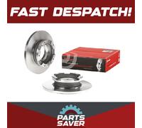 2x Brake Discs Pair Solid fits FORD TRANSIT V363 2.0D Rear 2016 on 288mm Set New