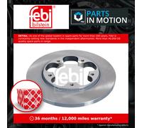 Pair of Rear Brake Disc Fits Ford OE 1815599 Febi 105712