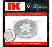 2x Brake Discs Pair Solid fits FORD TRANSIT V363 2.0D Rear 2016 on 308mm Set NK