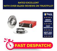2x Brake Discs Pair Solid fits FORD TRANSIT V363 TDCi 2.2D Rear 13 to 18 288mm