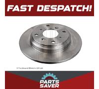 2x Brake Discs Pair Solid fits HONDA ACCORD CB7 2.2 Rear 90 to 93 F22A3 260mm