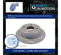 2x Brake Discs Pair Solid Rear 260mm ADH24352 Blue Print Set 42510S1AE00 Quality