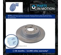 2x Brake Discs Pair Solid fits HONDA ACCORD CU3, CW3 2.2D Rear 2008 on 282mm Set
