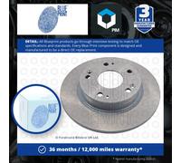 2x Brake Discs Pair Solid fits HONDA CIVIC FD3, Mk8 1.3 Rear 06 to 12 LDA2 260mm