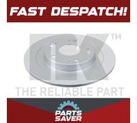 2x Brake Discs Pair Solid Rear 276mm 312663 NK Set 42510TV0E00 42510TV0E01 New