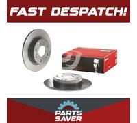 2x Brake Discs Pair Solid fits HONDA CIVIC FN2 TypeR 2.0 Rear 06 to 12 K20Z4 Set