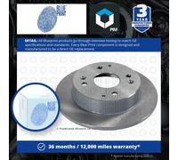 2x Brake Discs Pair Solid Rear 260mm ADH24325 Blue Print Set 42510SMA950 Quality