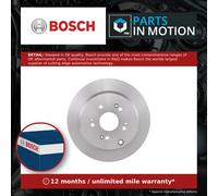 2x Brake disc solid 0 986 479 449 BOSCH for HONDA CR-V IV CR-V III CR-V Mk II