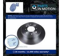 2x Brake Discs Pair Solid fits HONDA CIVIC 1.6 Rear 91 to 01 239mm Set Quality