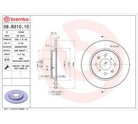 2x Brake Discs Pair Solid fits HONDA JAZZ Mk3 1.3 Rear 2011 on LDA3 260mm Set
