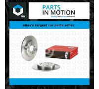 2x Brake Discs Pair Solid fits HONDA JAZZ Mk3 1.3 Rear 2011 on LDA3 260mm Set