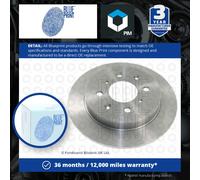 2x Brake Discs Pair Solid Rear 239mm ADH243115 Blue Print Set 42510TF0000 New