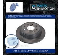 2x Brake Discs Pair Solid Rear 238mm ADH24321 Blue Print Set 42510SE0000 Quality
