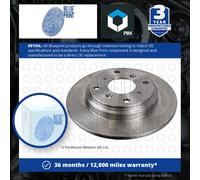 2x Brake Discs Pair Solid Rear 260mm ADH24337 Blue Print Set 42510SD4000 Quality