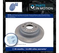 2x Brake Discs Pair Solid Rear 281mm ADH24393 Blue Print Set 42510SZ3J00 Quality