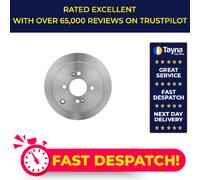 2x Brake Discs Pair Solid fits HYUNDAI I20 PB 1.1D Rear 12 to 14 D3FA 262mm Set