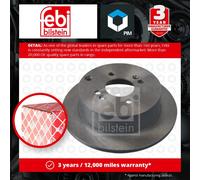 2x Brake Discs Pair Solid fits HYUNDAI i20 PB 1.2 Rear 08 to 15 G4LA 262mm Set