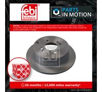 2x Brake Discs Pair Solid fits HYUNDAI i20 PB 1.2 Rear 08 to 15 G4LA 262mm Set