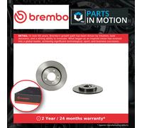 2x Brake Discs Pair Solid fits HYUNDAI i30 PD, PDE 1.0 Rear 2016 on 272mm Set