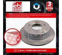 2x Brake Discs Pair Solid fits HYUNDAI SONATA NF 2.0 Rear 05 to 06 G4KA 262mm