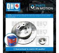 2x Brake Discs Pair Solid fits HYUNDAI SONATA NF 3.3 Rear 05 to 10 G6DB 284mm QH