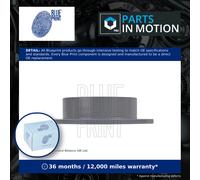 2x Brake Discs Pair Solid Rear 262mm ADG04387 Blue Print Set 584113K300 Quality