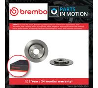 2x Brake Discs Pair Solid fits HYUNDAI TUCSON TL 2.0 Rear 15 to 20 G4NA 302mm