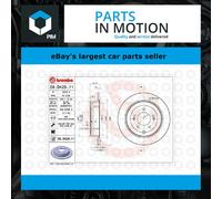2x Brake Discs Pair Solid fits HYUNDAI TUCSON TL 2.4 Rear 19 to 20 G4KJ 302mm