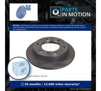 Blue Print Pair of Solid Painted Brake Disc Rotor ADZ94308 fits REAR