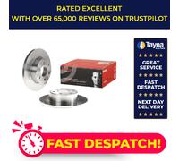 2x Brake Discs Pair Solid fits IVECO DAILY 3.0D Rear 2006 on With ABS 296mm Set