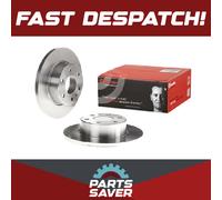 2x Brake Discs Pair Solid fits IVECO DAILY 3.0D Rear 2006 on With ABS 296mm Set