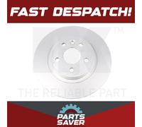 2x Brake Discs Pair Solid fits JAGUAR E-PACE X540 2.0D Rear 2017 on 300mm Set NK