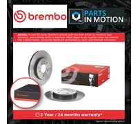 2x Brake Discs Pair Solid fits JAGUAR X TYPE X400 3.0 Rear 01 to 09 WB(AJV6) Set
