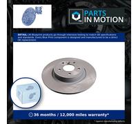 2x Brake Discs Pair Solid fits JAGUAR XE X760 2.0D Rear 2015 on 300mm Set New