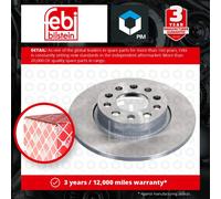 2x Brake Discs Pair Solid fits JEEP COMPASS MP Rear 1.4 1.6D 2.0D 2016 on 278mm