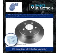 2x Brake Discs Pair Solid fits JEEP WRANGLER Mk2 4.0 Rear 96 to 05 ERH 285mm Set