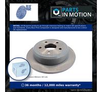 2x Brake Discs Pair Solid Rear 316mm ADA104337 Blue Print Set 52060147AA Quality