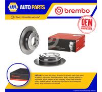 2x Brake Discs Pair Solid fits KIA CEED ED 1.4 Rear 06 to 12 G4FA 262mm Set New