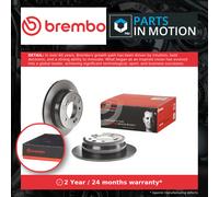 2x Brake Discs Pair Solid fits KIA CEED ED 1.6D Rear 06 to 12 D4FB 262mm Set New