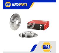 2x Brake Discs Pair Solid fits KIA PICANTO JA, SA, TA 1.0 Rear 2004 on 234mm Set