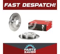 2x Brake Discs Pair Solid fits KIA PICANTO JA, SA, TA 1.0 Rear 2004 on 234mm Set