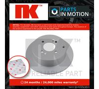 2x Brake Discs Pair Solid fits KIA RIO Mk2 1.6 Rear 05 to 11 262mm Set NK New