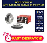 2x Brake Discs Pair Solid fits KIA RIO Mk2 1.6 Rear 05 to 11 G4ED 262mm Set New
