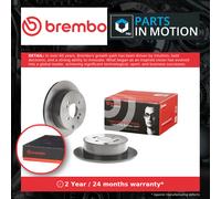 2x Brake Discs Pair Solid fits KIA RIO Mk2 1.6 Rear 05 to 11 G4ED 262mm Set New