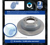 Blueprint ADG043124 Brake Disc Rear Coated 323mm Outer Diameter Fits Kia Sedona